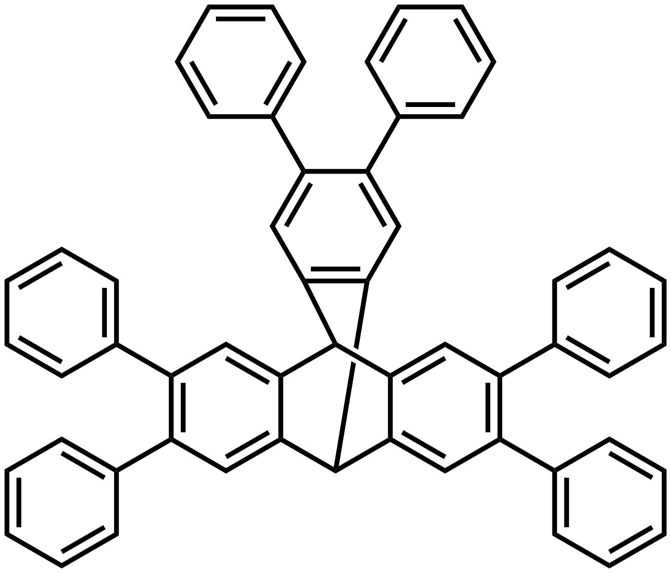 2,3,6,7,14,15-hexaphenyl-9,10-dihydro-9,10-[1,2]benzenoanthracene