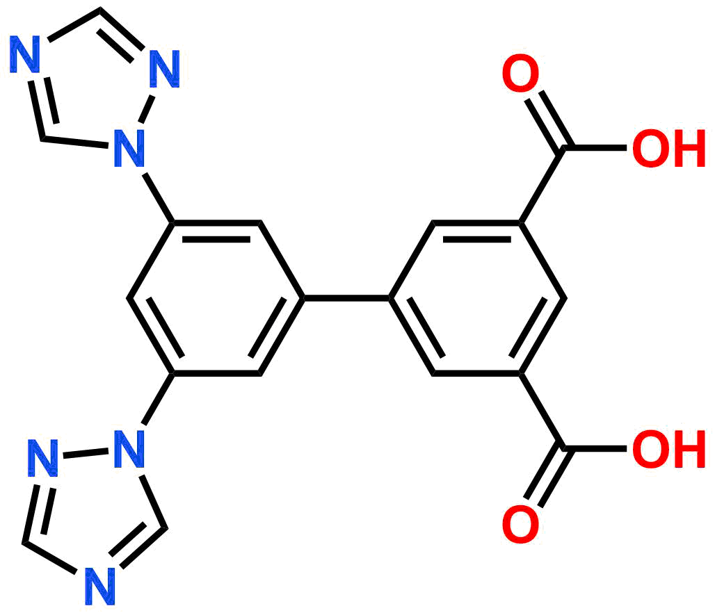 3',5'-di(1H-1,2,4-triaz ol-1-yl)-[1,1'-bipheny l]-3,5-dicarboxylic acid