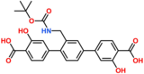 2'-(((tert-butoxycarbonyl)amino)methyl)-3,3''-dihydroxy-[1,1':4',1''-terphenyl]-4,4''-dicarboxylic a