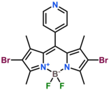 2,8-dibromo-5,5-difluoro-1,3,7,9-tetramethyl-10-(pyridin-4-yl)-5H-dipyrrolo[1,2-c:2',1'-f][1,3,2]dia