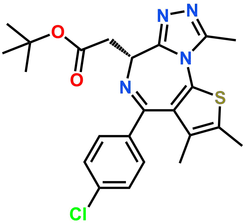 (S)-(+)-2-(4-(4-氯苯基)-2,3,9-三甲基-6H-噻吩并[3,2-F][1,2,4]三唑并[4,3-A][1,4]二氮杂卓-6-基)乙酸叔丁酯