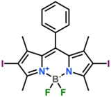 5,5-difluoro-2,8-diiodo-1,3,7,9-tetramethyl-10-phenyl-5H-dipyrrolo[1,2-c:2',1'-f][1,3,2]diazaborinin