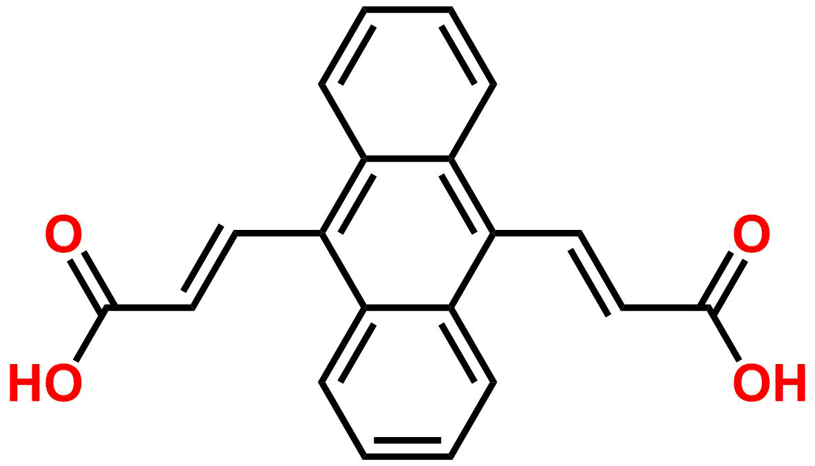 (2E,2'E)-3,3'-(anthracene-9,10-diyl)diacrylic acid
