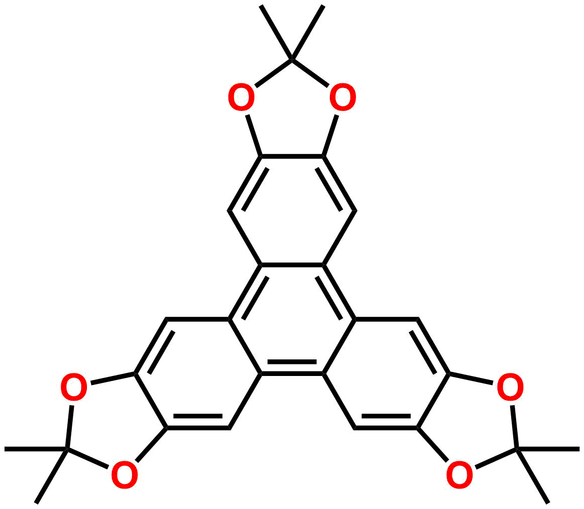 Triphenyleno[2,3-d:6,7-d':10,11-d'']tris[1,3]dioxole, 2,2,7,7,12,12-hexamethyl-