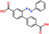 2-(phenyldiazenyl)-[1,1'-biphenyl]-4,4'-dicarboxylic acid