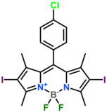 10-(4-chlorophenyl)-5,5-difluoro-2,8-diiodo-1,3,7,9-tetramethyl-5H-dipyrrolo[1,2-c:2',1'-f][1,3,2]di
