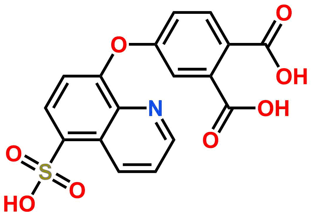 1,2-Benzenedicarboxylic acid,4-[(5-sulfo-8-quinolinyl)oxy]-