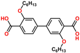 3,3'-bis(hexyloxy)-[1,1'-biphenyl]-4,4'-dicarboxylic acid