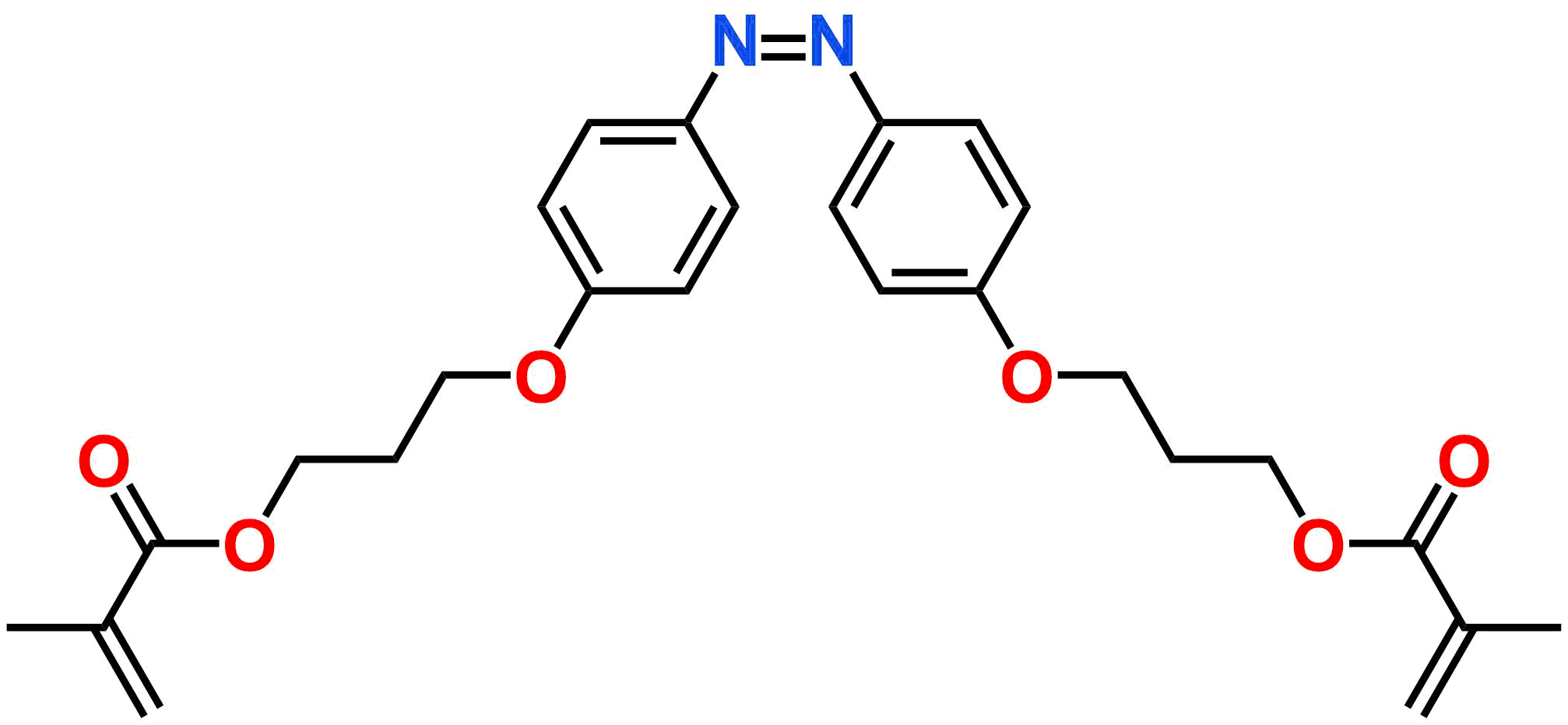 (E)-((diazene-1,2-diylbis(4,1-phenylene))bis(oxy))bis(propane-3,1-diyl) bis(2-methylacrylate)