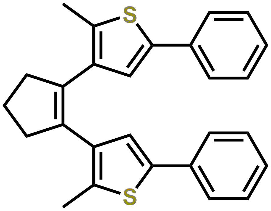 1,2-二(2-甲基-5-苯基噻吩-3-基)环戊-1-烯