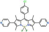 10-(4-chlorophenyl)-5,5-difluoro-1,3,7,9-tetramethyl-2,8-di(pyridin-4-yl)-5H-dipyrrolo[1,2-c:2',1'-f