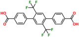 2',5'-bis(trifluoromethyl)-[1,1':4',1"-terphenyl]-4,4"-dicarboxylic acid